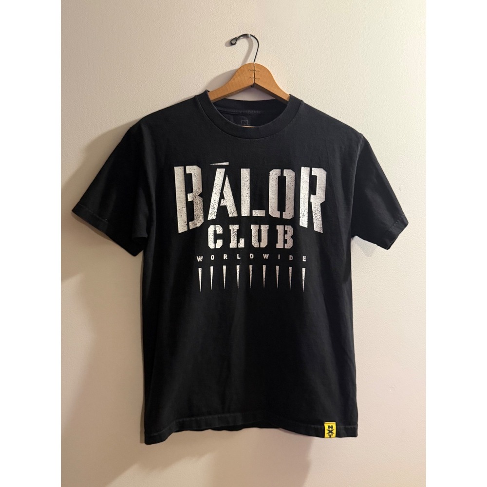 WWE Finn Balor Club Worldwide NXT T-Shirt Mens Medium Black Wrestling Tee